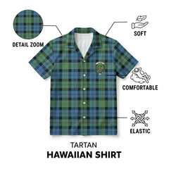 MacEwan Ancient Tartan Crest Hawaiian Shirt