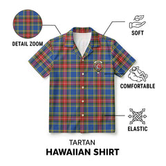 McBeth Modern Tartan Crest Hawaiian Shirt