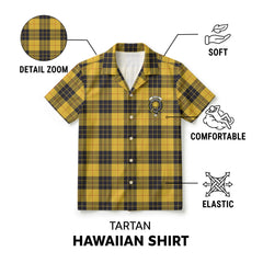 McLeod of Lewis Ancient Tartan Crest Hawaiian Shirt
