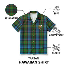 Newlands Tartan Crest Hawaiian Shirt