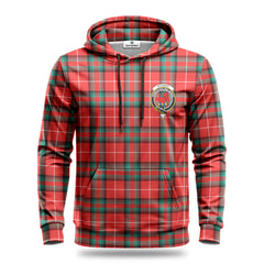 Stewart (Stuart) of Bute Tartan Crest Hoodie