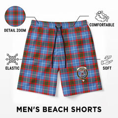 Spalding Tartan Crest Men's Beach Shorts
