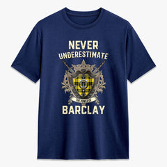 Barclay Dress Modern Tartan Crest 2D T-shirt - Never Underestimate Style