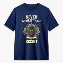 Bisset Tartan Crest 2D T-shirt - Never Underestimate Style