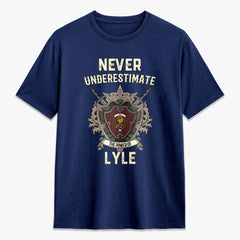 Lyle Tartan Crest 2D T-shirt - Never Underestimate Style