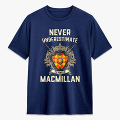 MacMillan Clan Tartan Crest 2D T-shirt - Never Underestimate Style