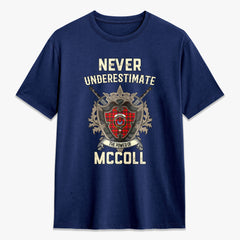 McColl Tartan Crest 2D T-shirt - Never Underestimate Style