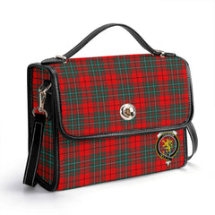 Cumming Modern Tartan Crest Satchel Bag