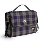 Cunningham Dress Blue Dancers Tartan Crest Satchel Bag