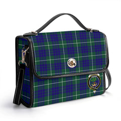 Hamilton Hunting Modern Tartan Crest Satchel Bag