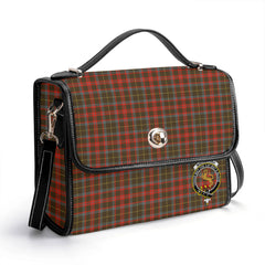 MacKintosh Hunting Weathered Tartan Crest Satchel Bag
