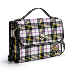 MacPherson Dress Modern Tartan Crest Satchel Bag
