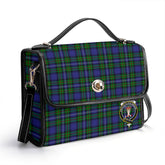 Robertson Hunting Modern Tartan Crest Satchel Bag