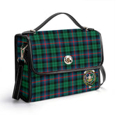 Urquhart Broad Red Ancient Tartan Crest Satchel Bag