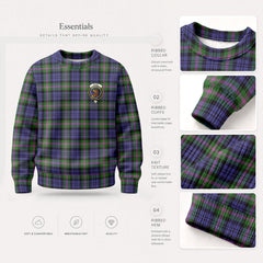 Baird Modern Tartan Crest Sweater