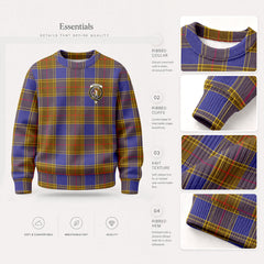 Balfour Modern Tartan Crest Sweater