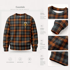 Broun Ancient Tartan Crest Sweater