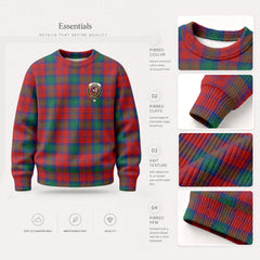 Byres Tartan Crest Sweater