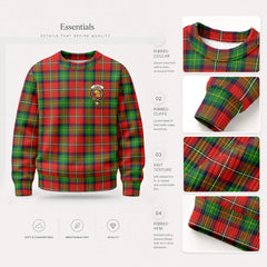 Fairlie Tartan Crest Sweater