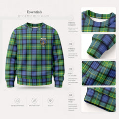 Gordon Old Ancient Tartan Crest Sweater