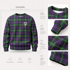 Inglis Modern Tartan Crest Sweater