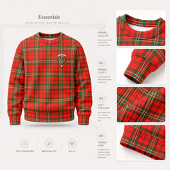 Langlands Tartan Crest Sweater