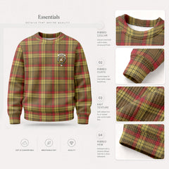 MacMillan Old Weathered Tartan Crest Sweater