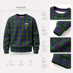 Shaw Modern Tartan Crest Sweater