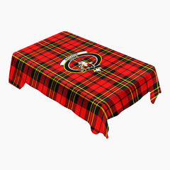 Brodie Modern Tartan Crest Tablecloth