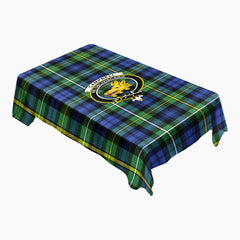 Campbell Argyll Ancient Tartan Crest Tablecloth