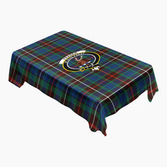 Fraser (of Lovat) Hunting Ancient Tartan Crest Tablecloth