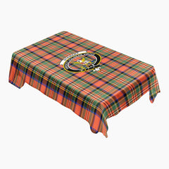 Stewart Royal Ancient Tartan Crest Tablecloth
