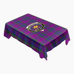 Wardlaw Modern Tartan Crest Tablecloth