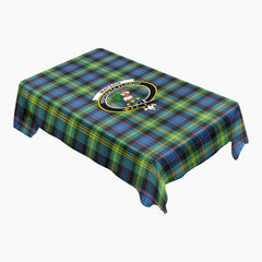 Watson Ancient Tartan Crest Tablecloth