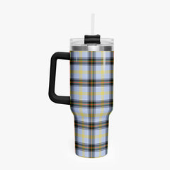 Bell of the Borders Tartan Crest 40 oz Insulated Tumbler with Handle
