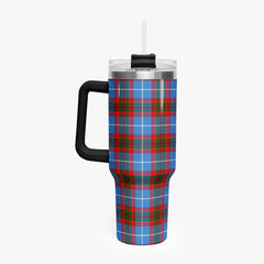 Dalmahoy Tartan Crest 40 oz Insulated Tumbler with Handle