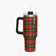 Fullerton Tartan Crest 40 oz Insulated Tumbler with Handle