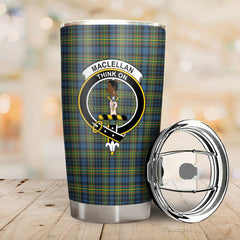 MacLellan Ancient Tartan Crest Tumbler