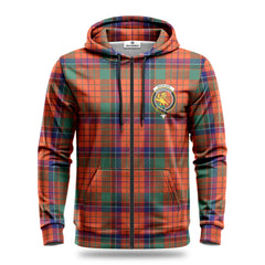 Nicolson Ancient Old Tartan Crest Hoodie