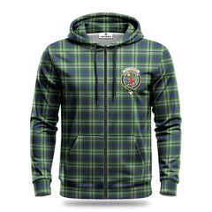 Spottiswood Tartan Crest Hoodie