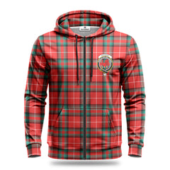 Stewart (Stuart) of Bute Tartan Crest Hoodie