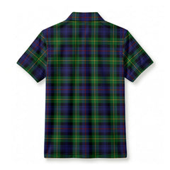 Baillie Tartan Crest Birdseye Mesh Polo Shirt