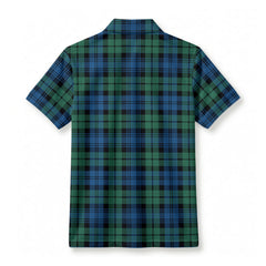 Campbell Ancient 02 Tartan Crest Birdseye Mesh Polo Shirt