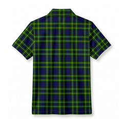 Campbell of Breadalbane Modern Tartan Crest Birdseye Mesh Polo Shirt