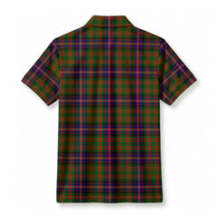 Cochrane Modern Tartan Crest Birdseye Mesh Polo Shirt