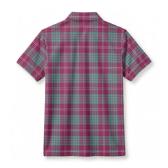 Crawford Ancient Tartan Crest Birdseye Mesh Polo Shirt