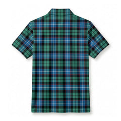 Galbraith Ancient Tartan Crest Birdseye Mesh Polo Shirt