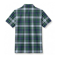 MacKenzie Dress Ancient Tartan Crest Birdseye Mesh Polo Shirt