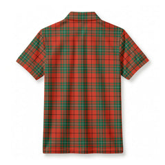 McAulay Ancient Tartan Crest Birdseye Mesh Polo Shirt