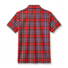 McFarlane Modern Tartan Crest Birdseye Mesh Polo Shirt